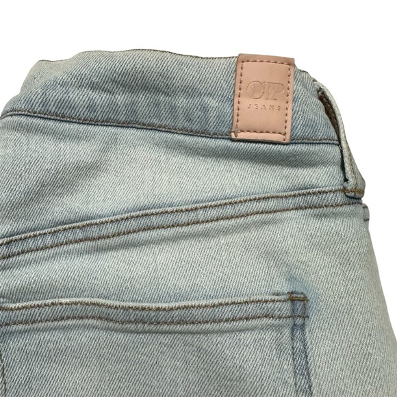 CP Jeans Light Blue High Waisted Straight Women's Jeans Sz 3/26 Button Fly - Picture 4 of 11